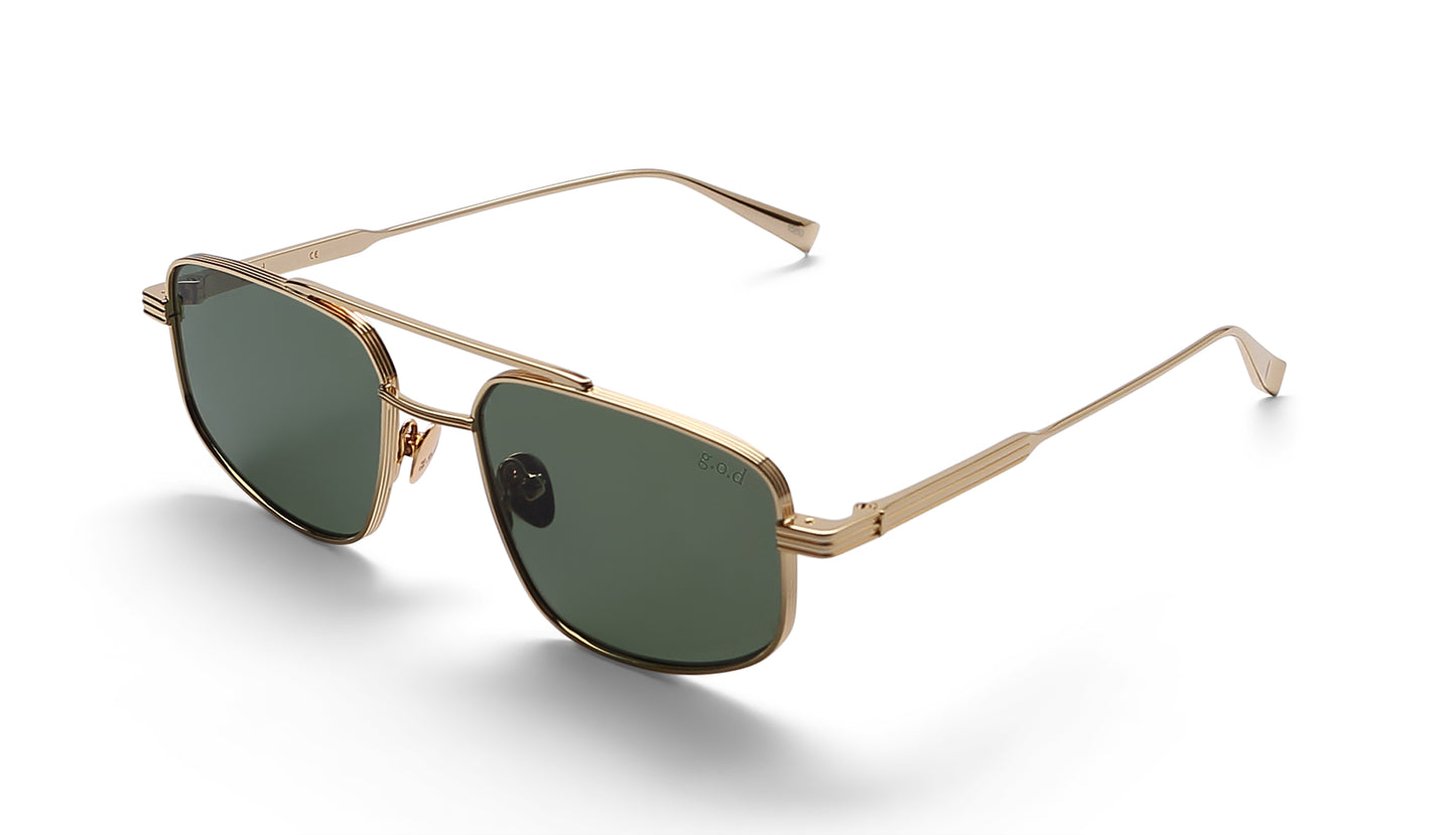 G.O.D - SEVENTY TWO / 18K Gold with Forest Green