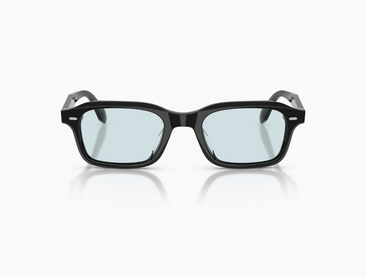 OLIVER PEOPLES - N.08 SUN / Black - Sky Blue