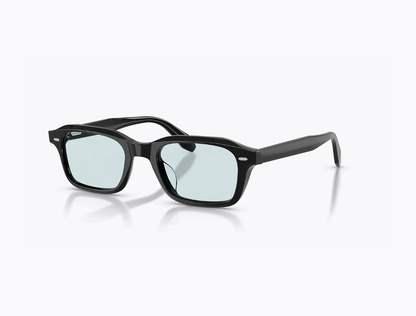 OLIVER PEOPLES - N.08 SUN / Black - Sky Blue