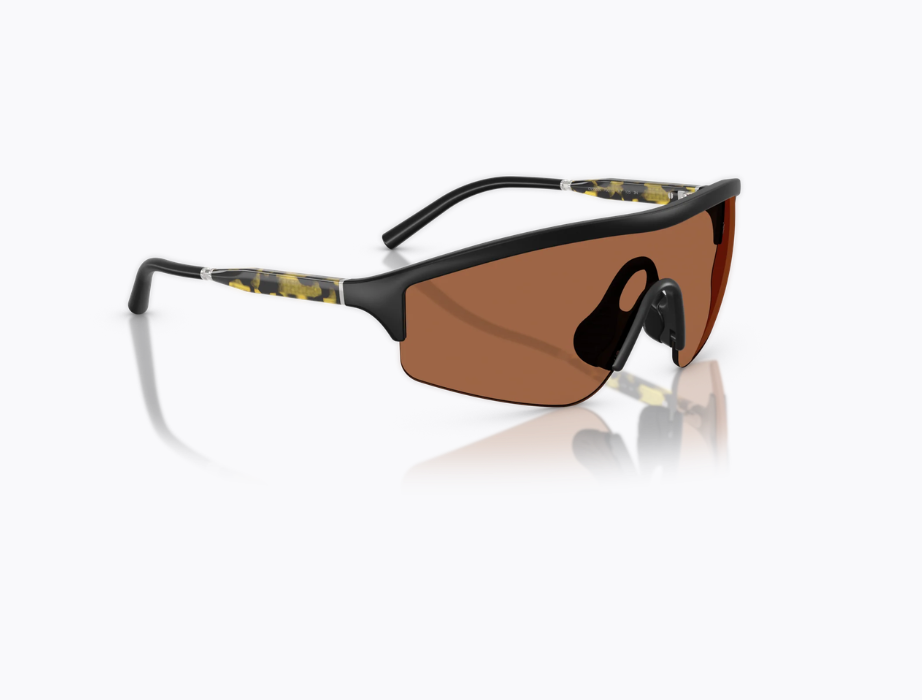 OLIVER PEOPLES - R-7 SEMI MATTE / Black W/ Clay