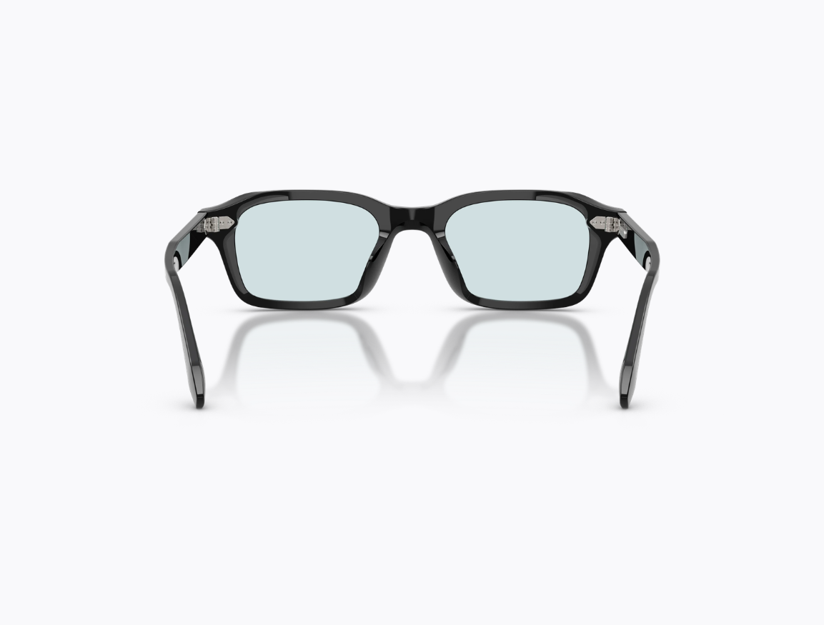 OLIVER PEOPLES - N.08 SUN / Black - Sky Blue