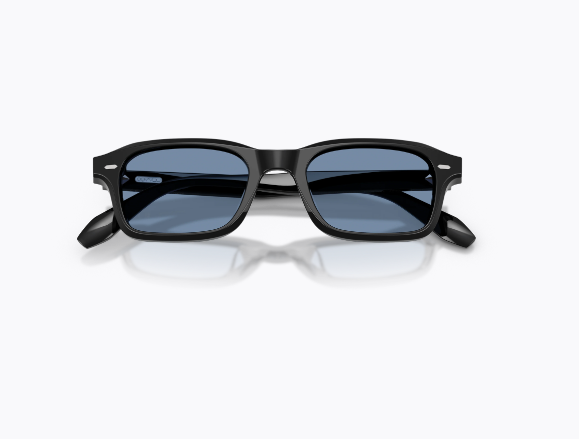 OLIVER PEOPLES - N.08 SUN / Black - Sky Blue
