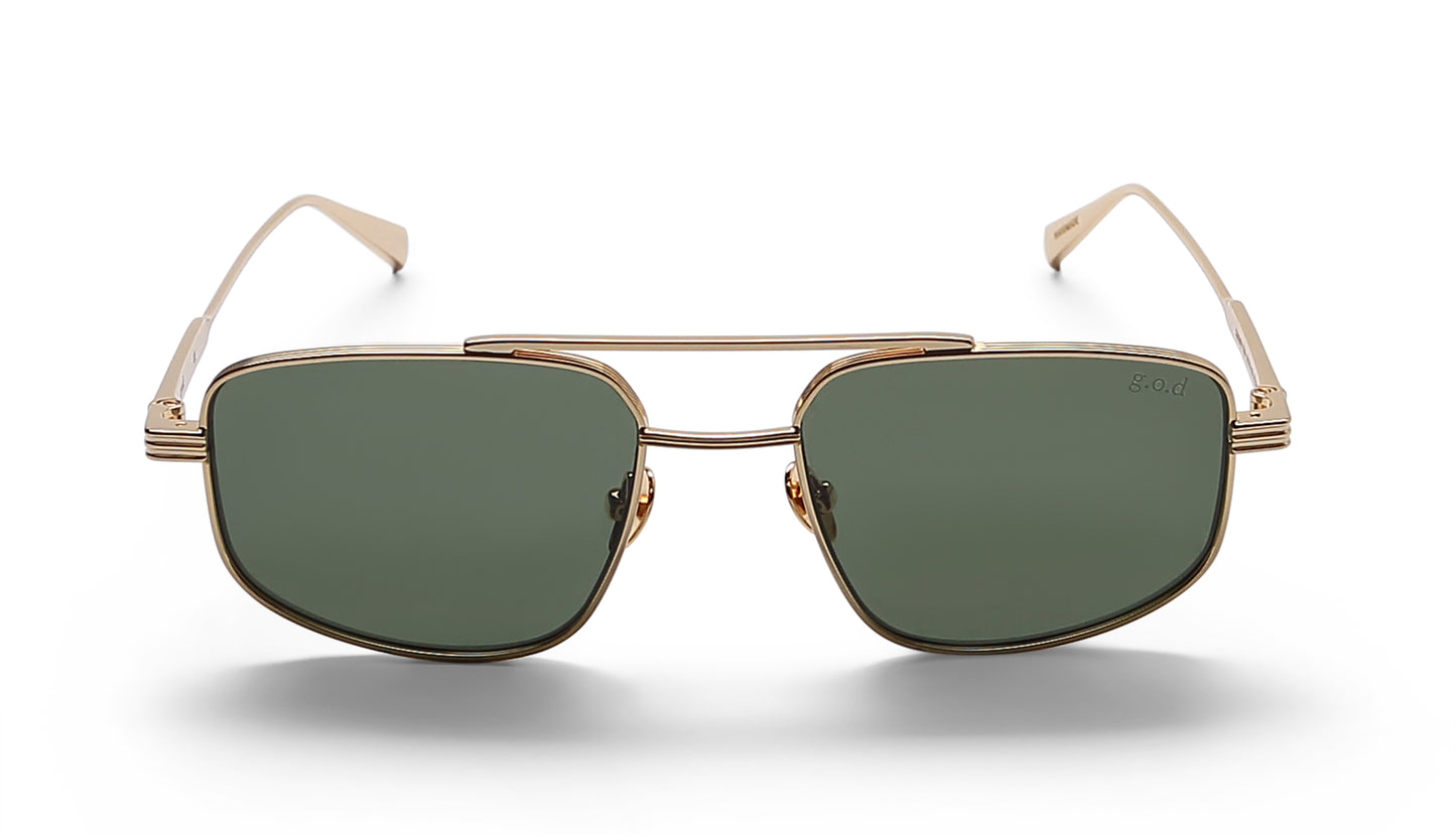 G.O.D - SEVENTY TWO / 18K Gold with Forest Green